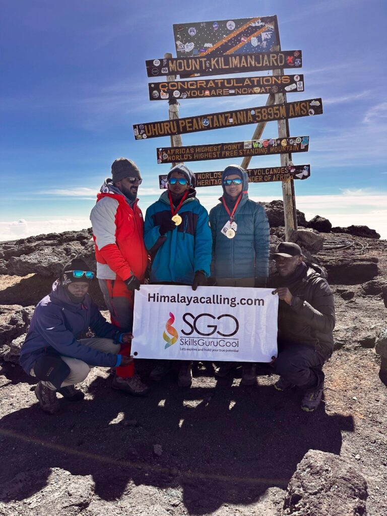 Day 6 - Summit day: Standing on the roof of Africa